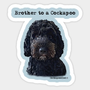 Cockapoo Dog Brother Sticker